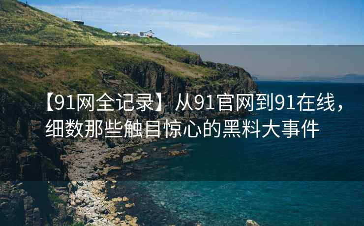 【91网全记录】从91官网到91在线，细数那些触目惊心的黑料大事件